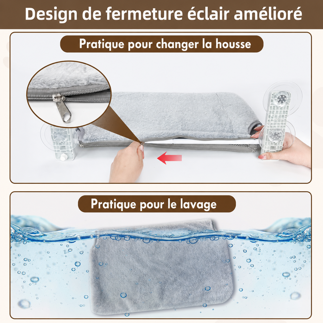 Hamac de Fenêtre Sans Câble pour Chat