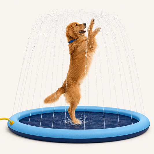 Tapis d'eau splash pour Chien – Aire de Jeu Rafraîchissante