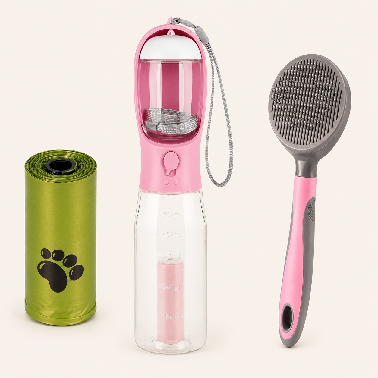Gourde 3-en-1 pour Chien & Chat