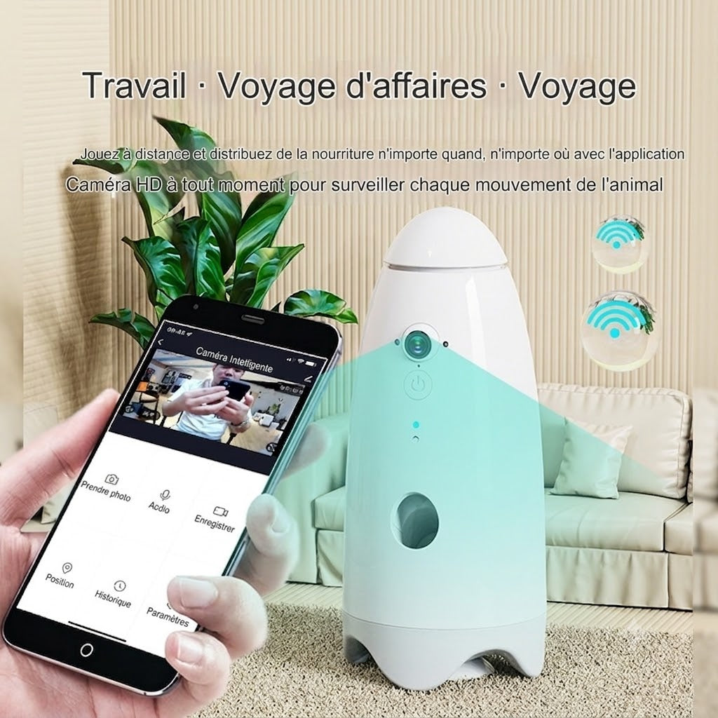 Distributeur Intelligent de Nourriture pour Chien & Chat