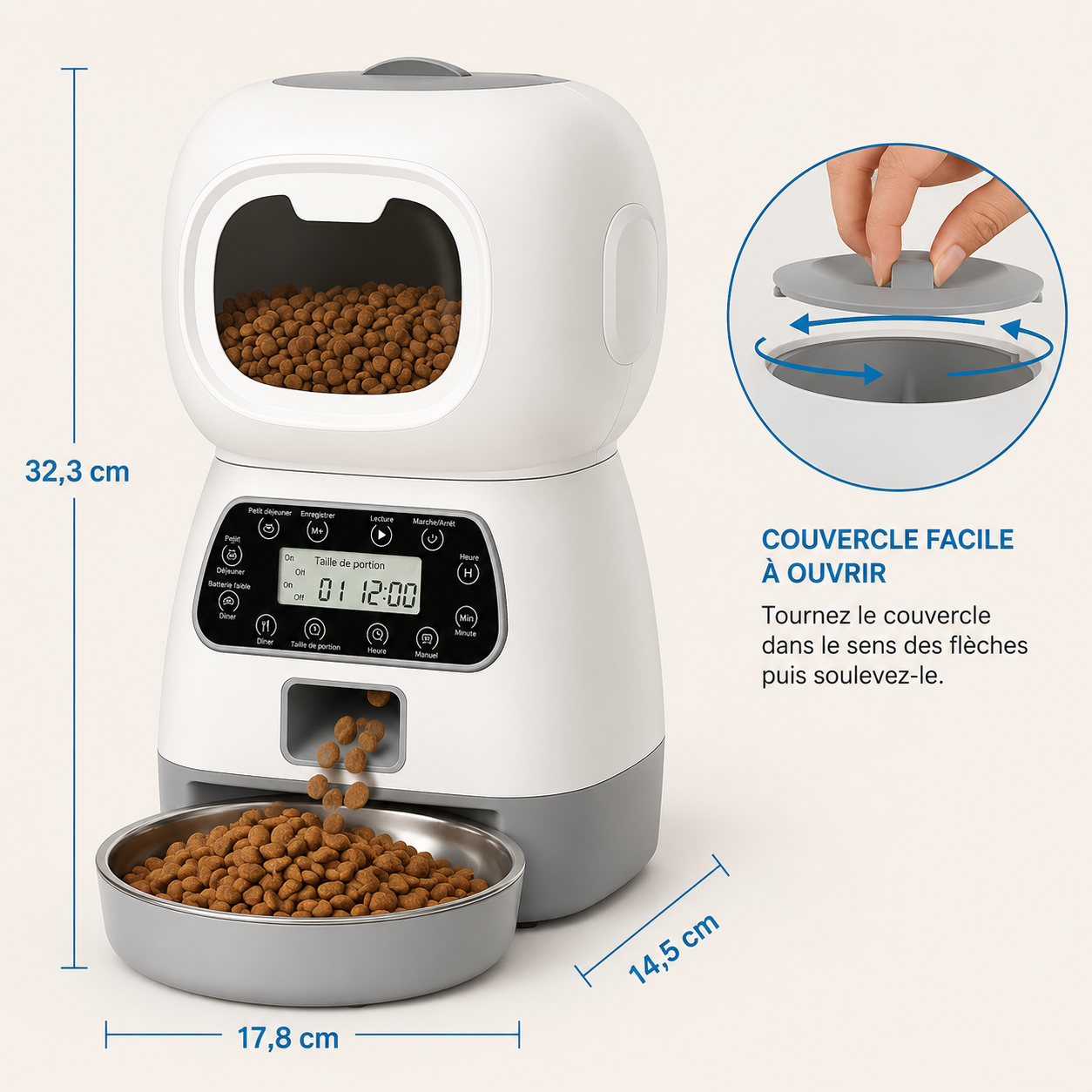 Distributeur Automatique Connecté pour Chien & Chat
