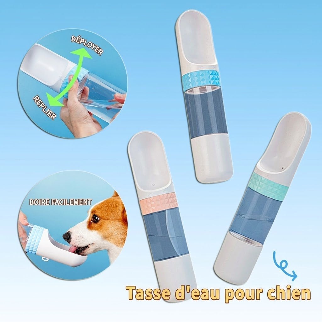 Gourde de Voyage pour Chien & Chat