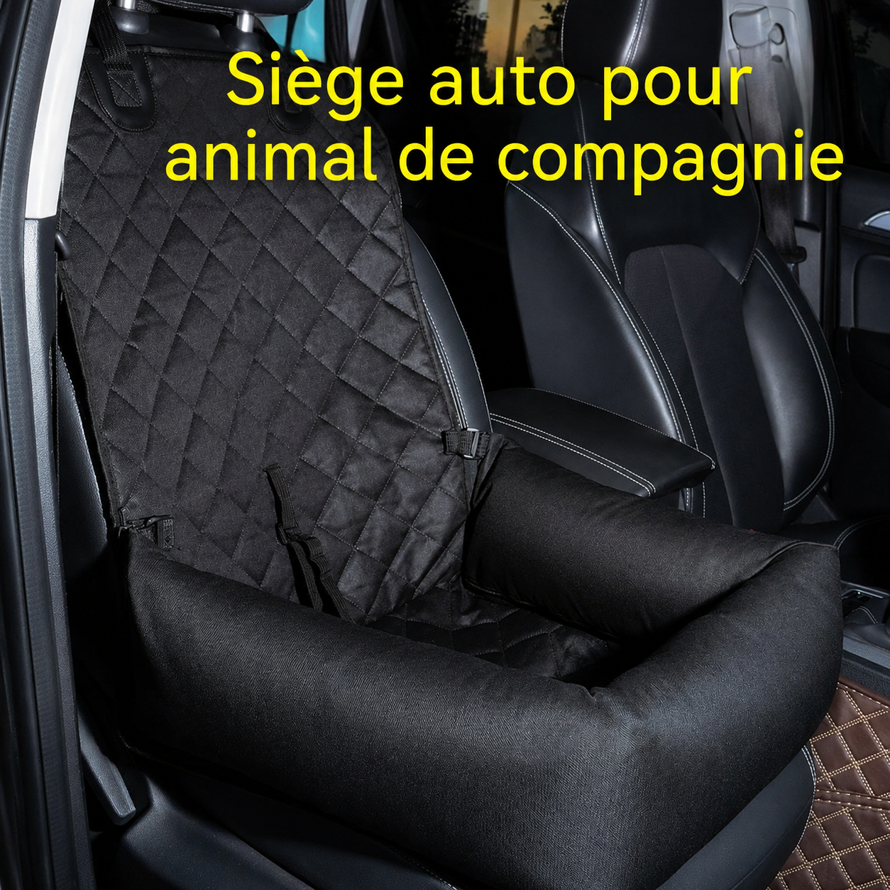 Housse de Siège Arrière de Voiture pour Chien