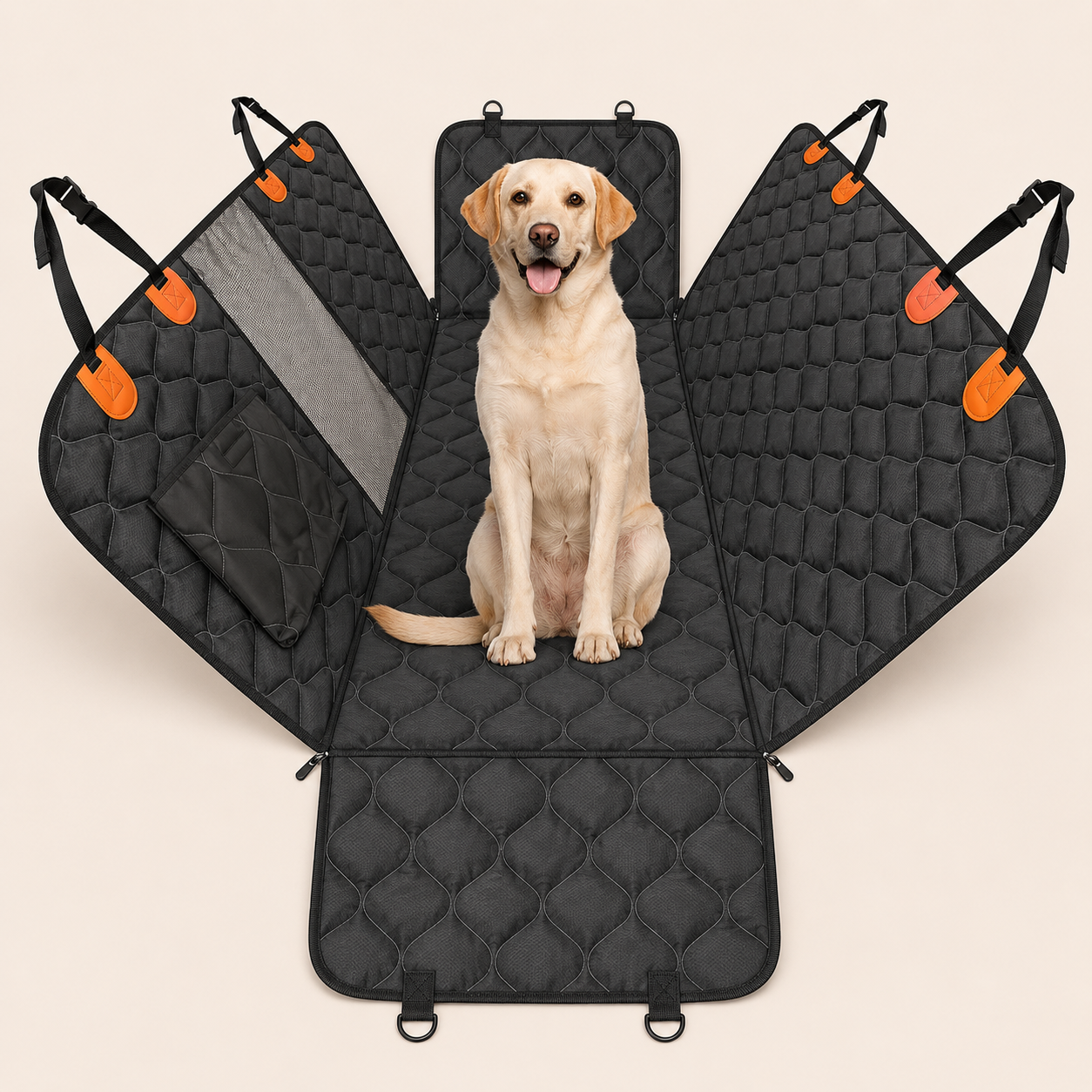 Housse de Siège Arrière de Voiture pour Chien