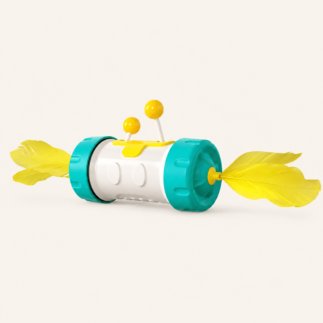 Jouet Interactif à Plumes pour Chat – Balle d'Équilibre et Jeu de Chasse