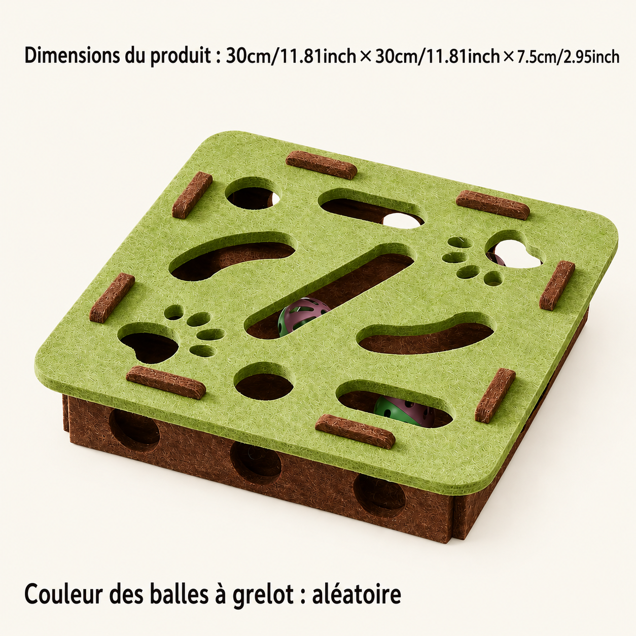 Jouet Puzzle Interactif pour Chat