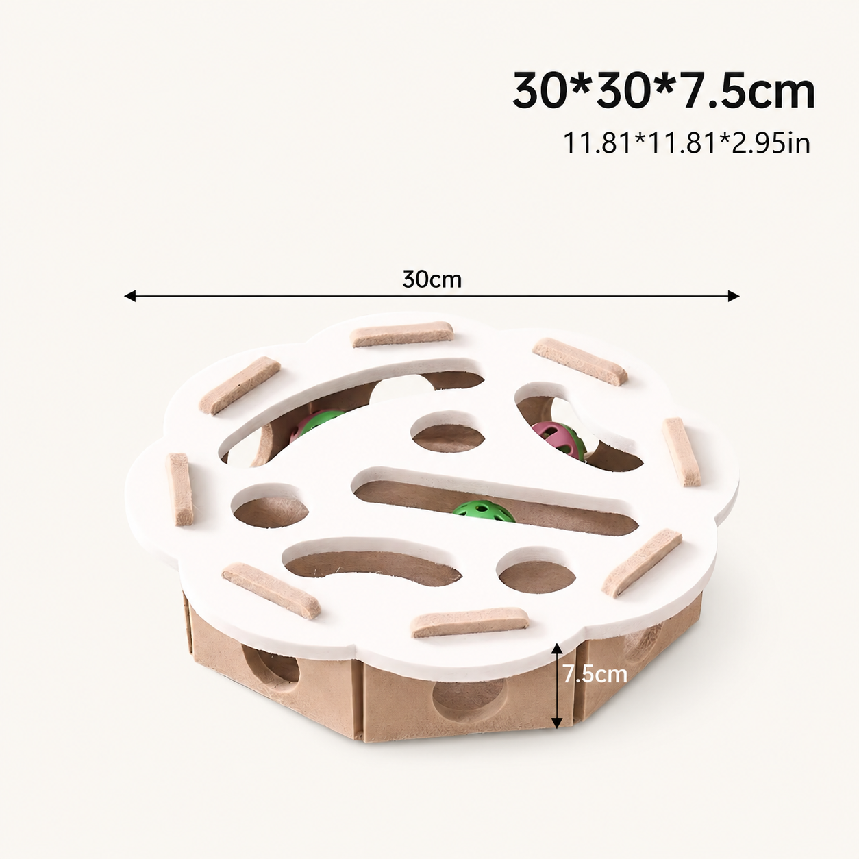 Jouet Puzzle Interactif pour Chat