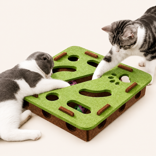 Jouet Puzzle Interactif pour Chat