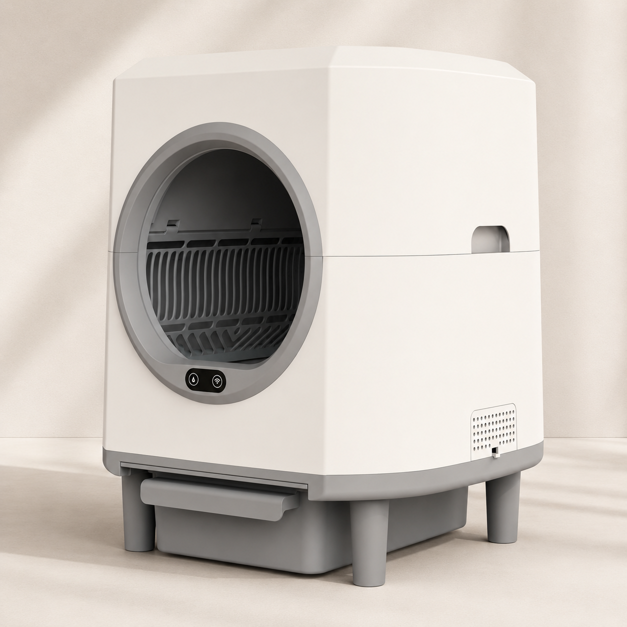 Litière Automatique Intelligente 80L – Auto-Nettoyante, Grande Capacité et Contrôle Intelligent