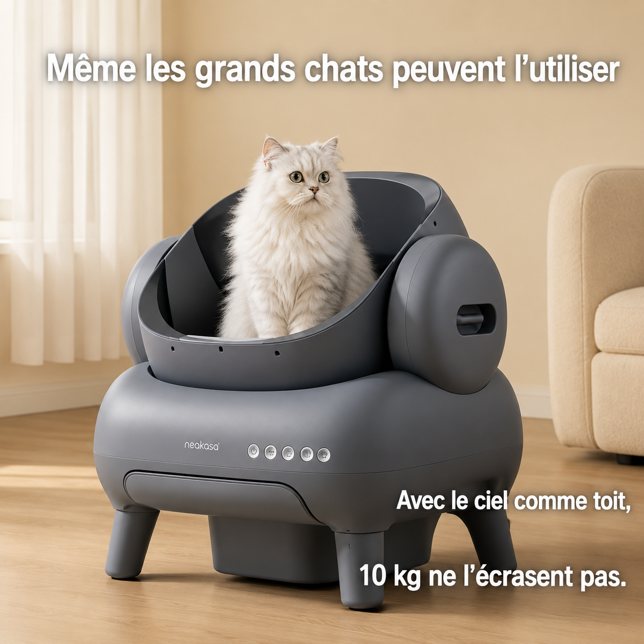 Litière Automatique Intelligente Ouverte