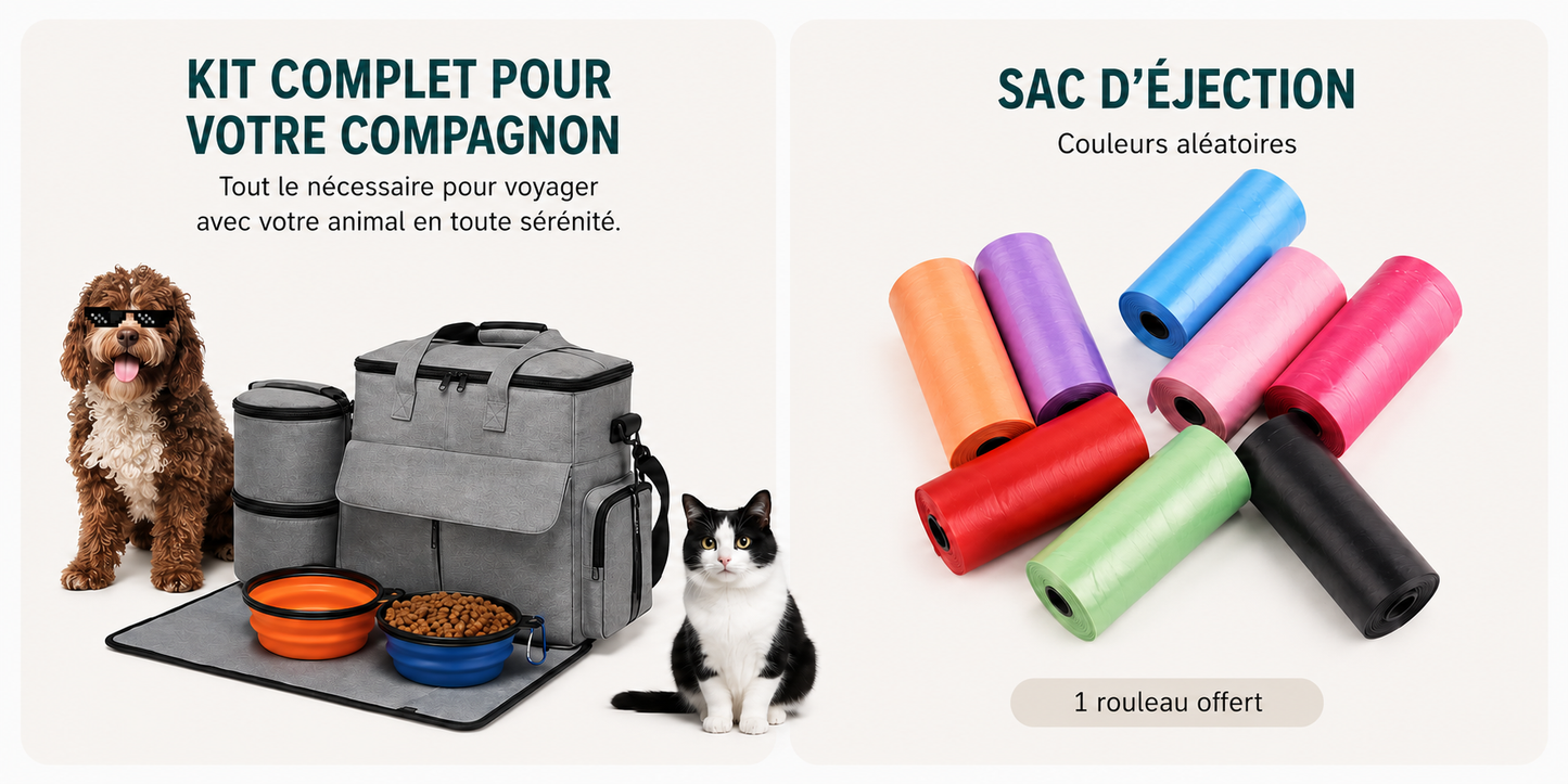 Sac de Voyage Premium pour Chien