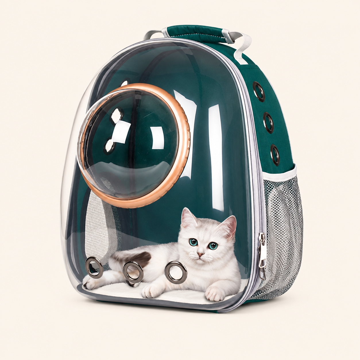 Sac de Transport Transparent Premium pour Chat et Petit Chien
