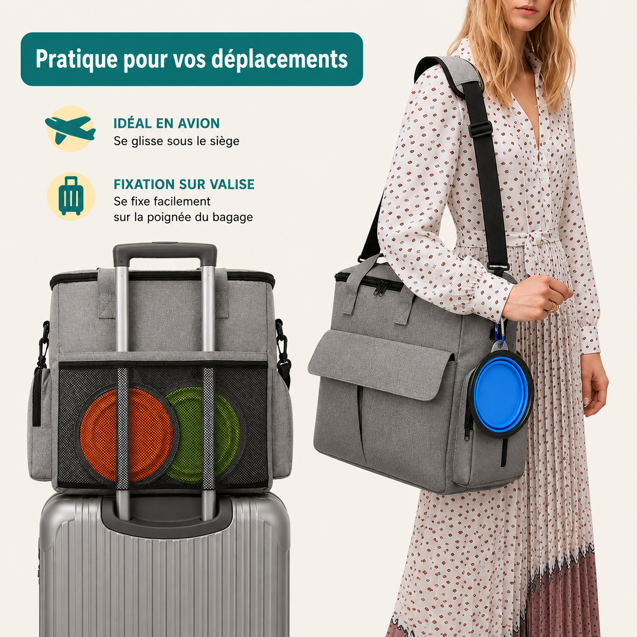 Sac de Voyage Premium pour Chien