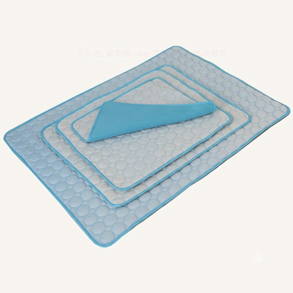 Tapis Rafraîchissant en Soie Glacée pour Chien & Chat